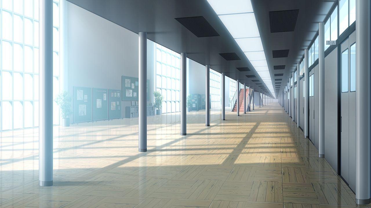 Anime School Hallway Wallpapers Top Free Anime School Hallway