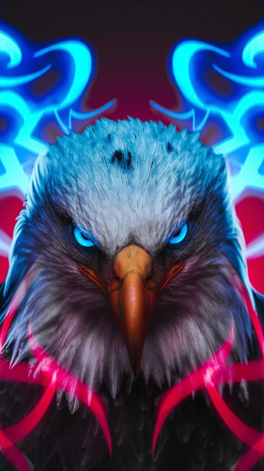 Neon Eagle Wallpapers Top Free Neon Eagle Backgrounds WallpaperAccess