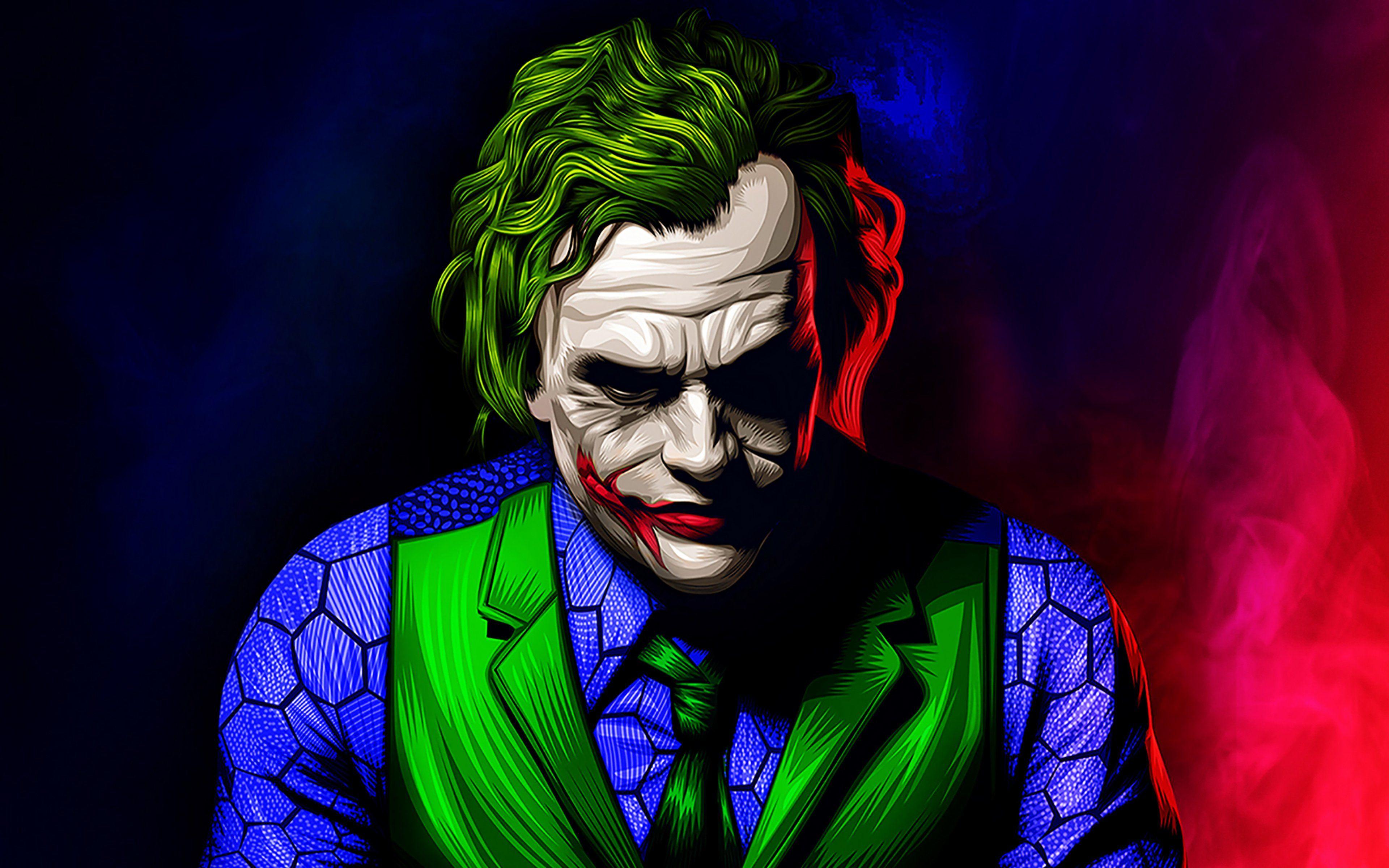 Joker Painting 4K Wallpapers Top Free Joker Painting 4K Backgrounds WallpaperAccess