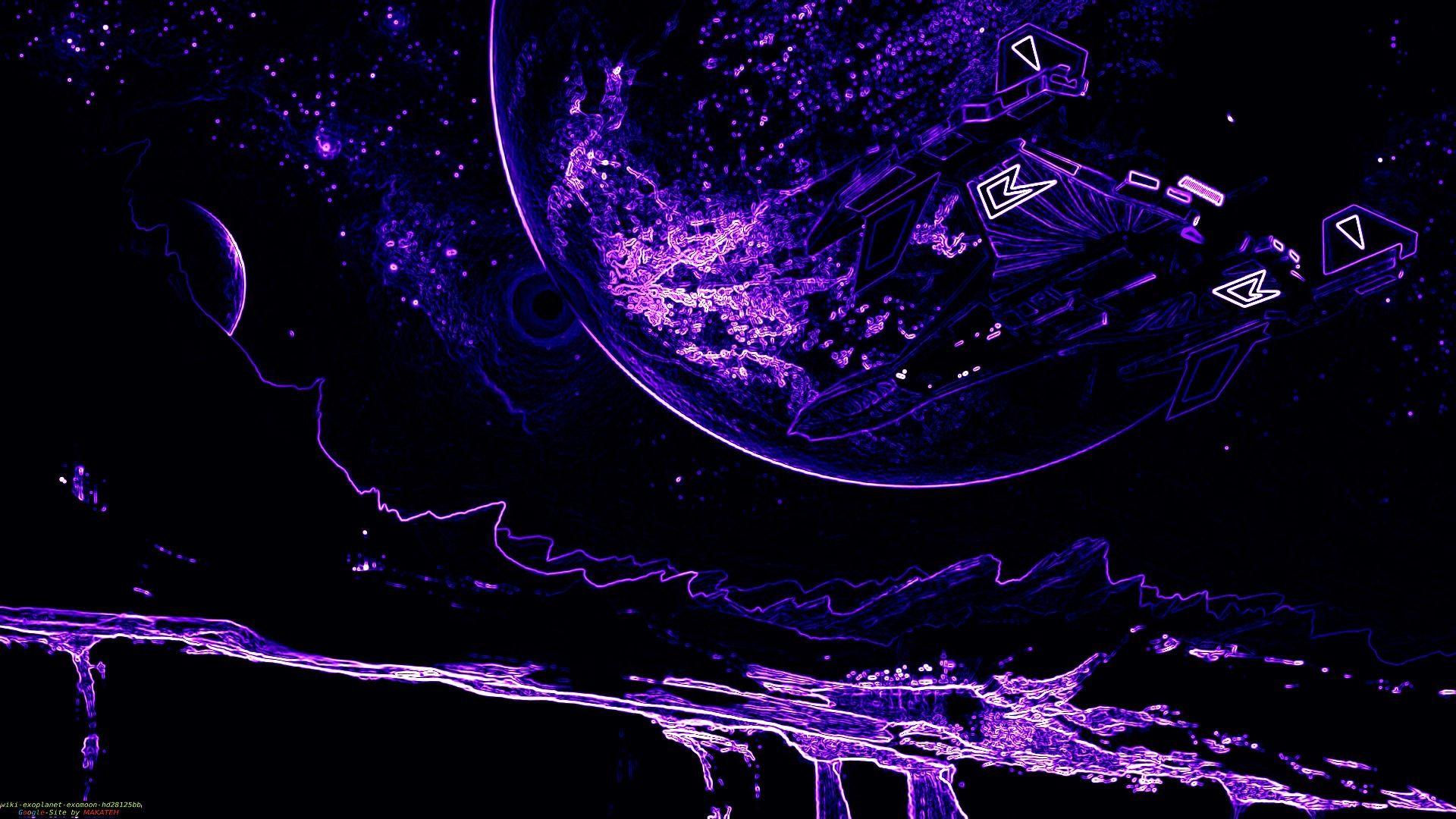 Neon Space Wallpapers Top Free Neon Space Backgrounds WallpaperAccess