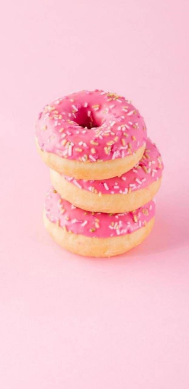 Pink Donut Wallpapers Top Free Pink Donut Backgrounds WallpaperAccess