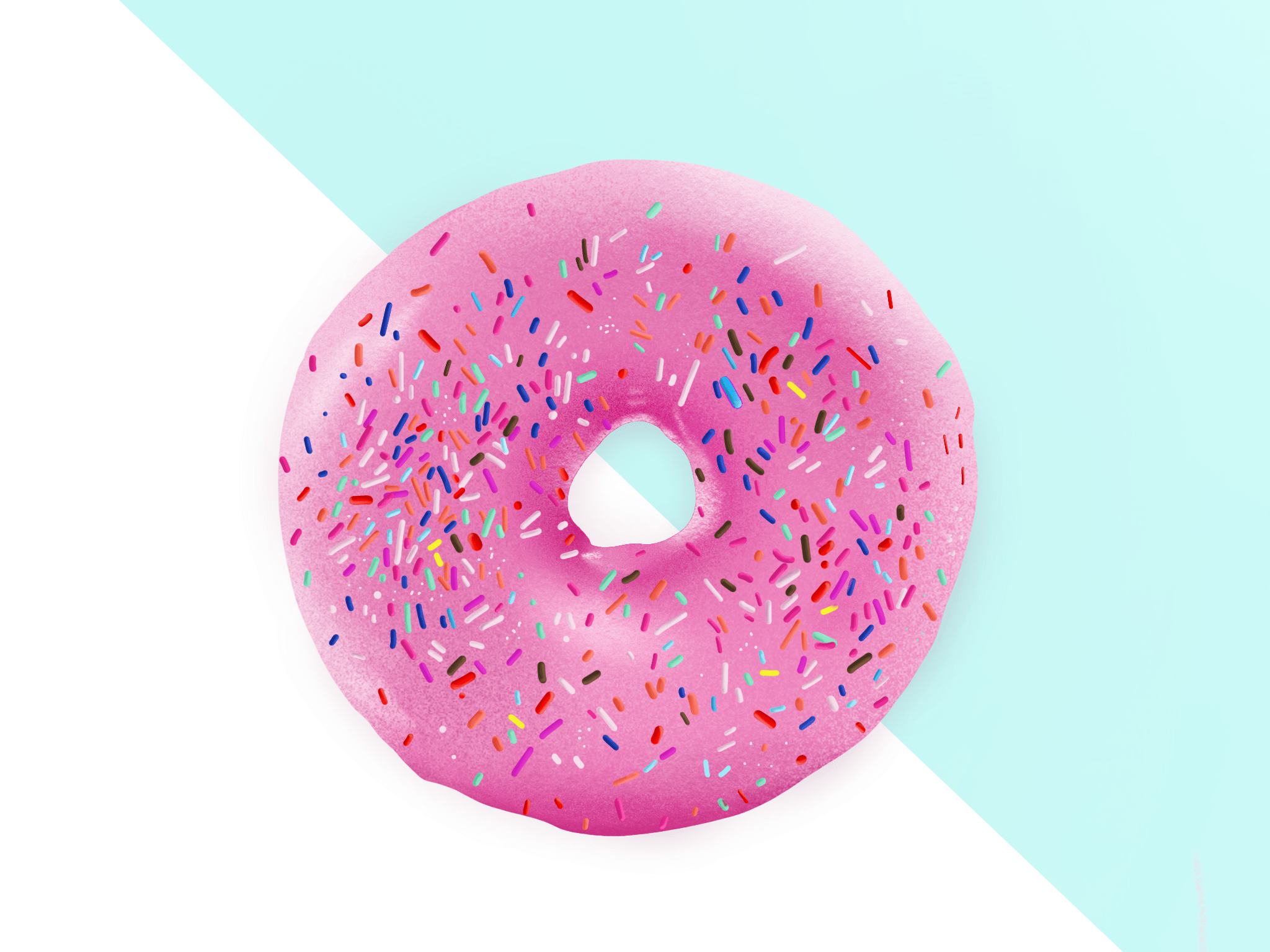 Pink Donut Wallpapers Top Free Pink Donut Backgrounds WallpaperAccess