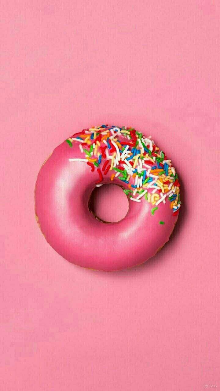 Pink Donut Wallpapers Top Free Pink Donut Backgrounds WallpaperAccess