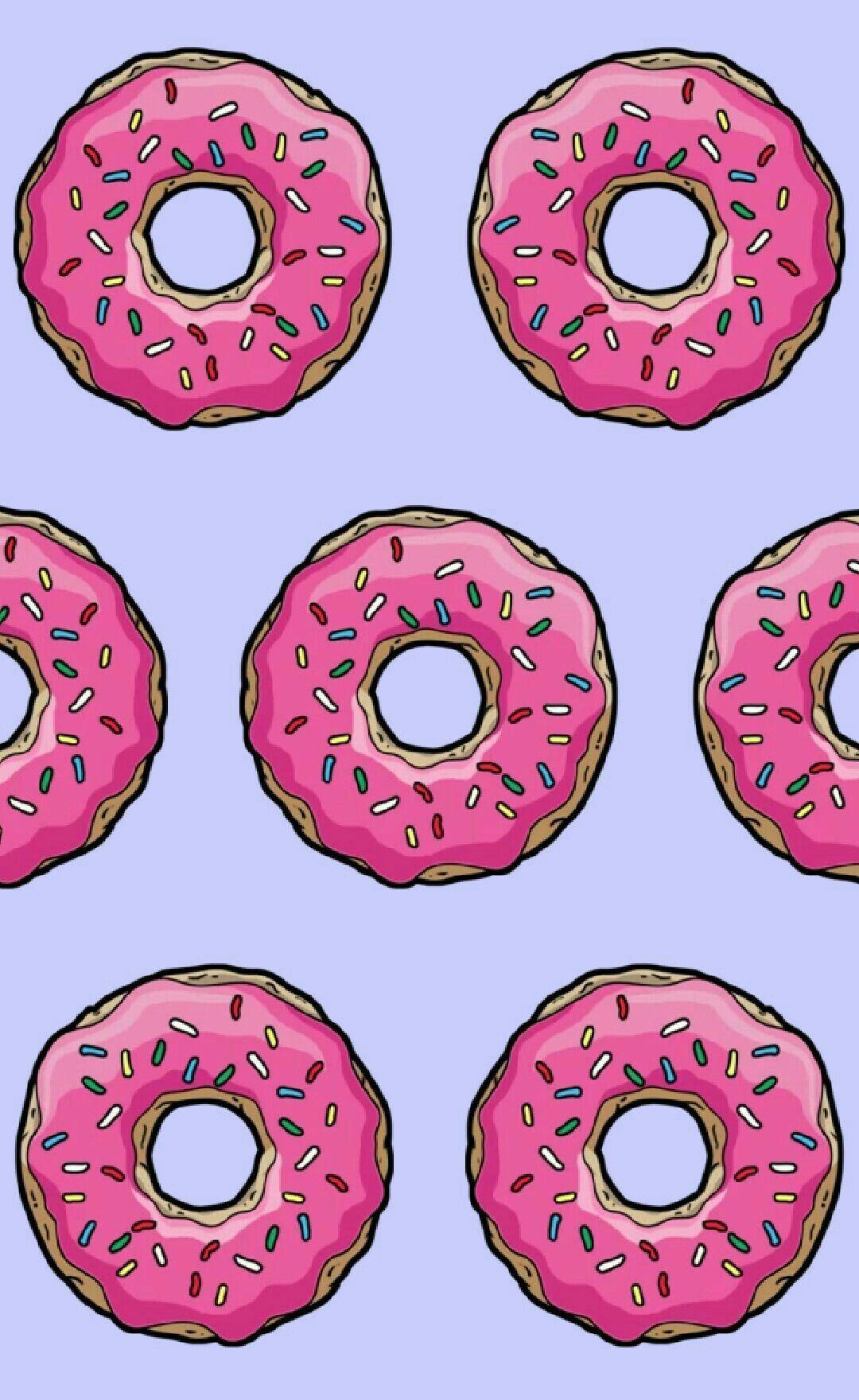 Pink Donut Wallpapers Top Free Pink Donut Backgrounds WallpaperAccess
