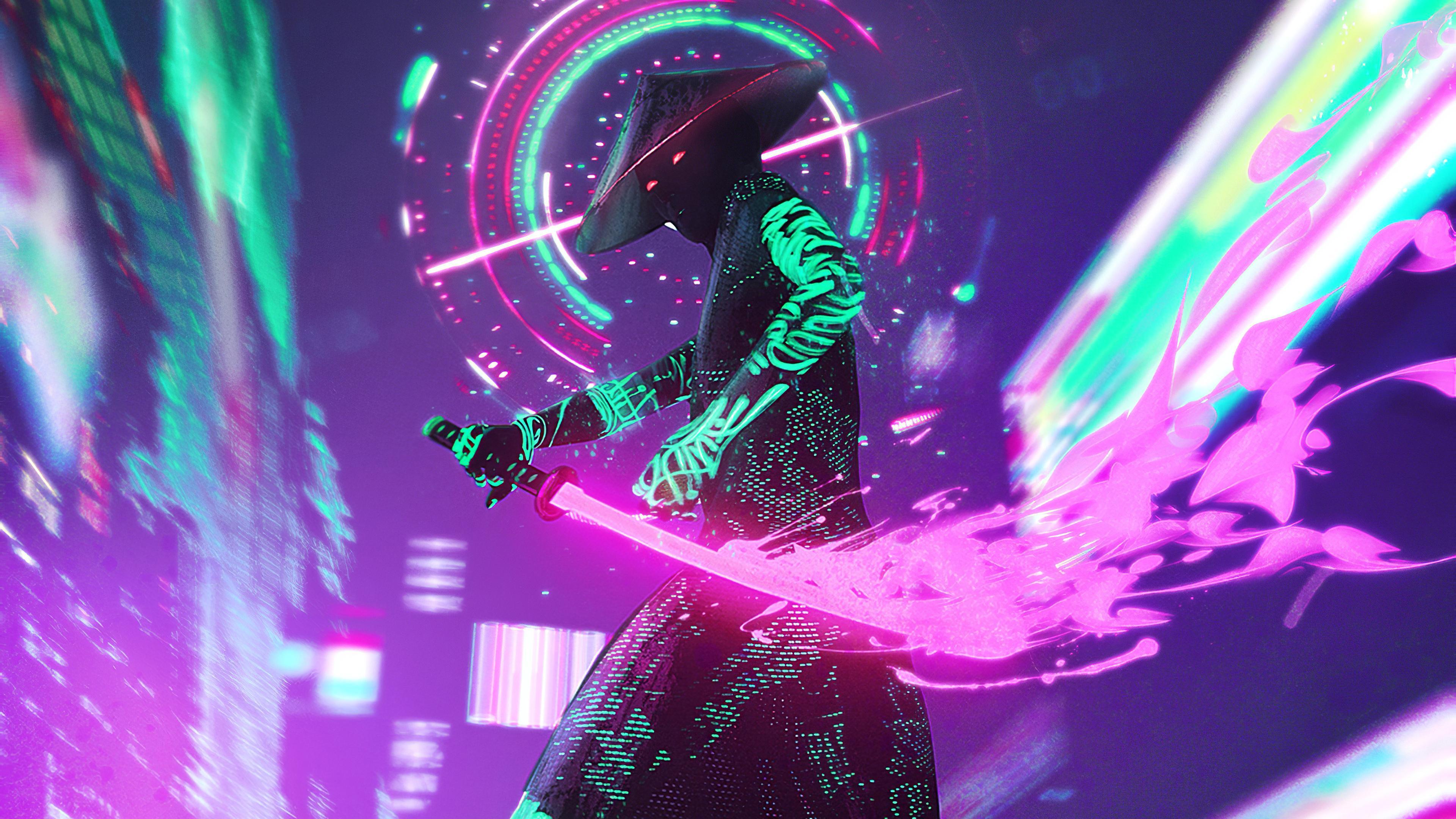 Neon Samurai Wallpapers Top Free Neon Samurai Backgrounds