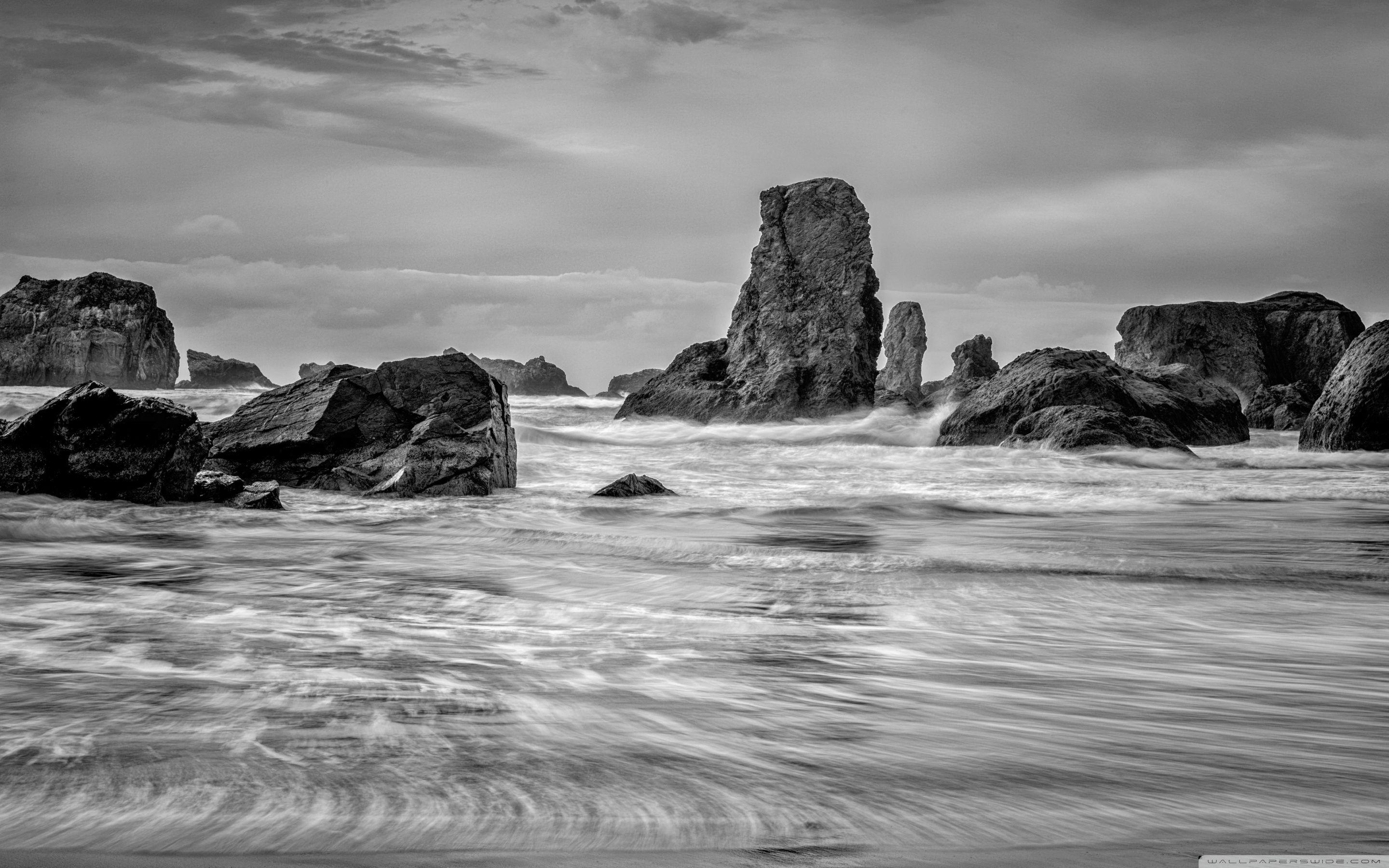 Black and White Beach Wallpapers Top Free Black and White Beach