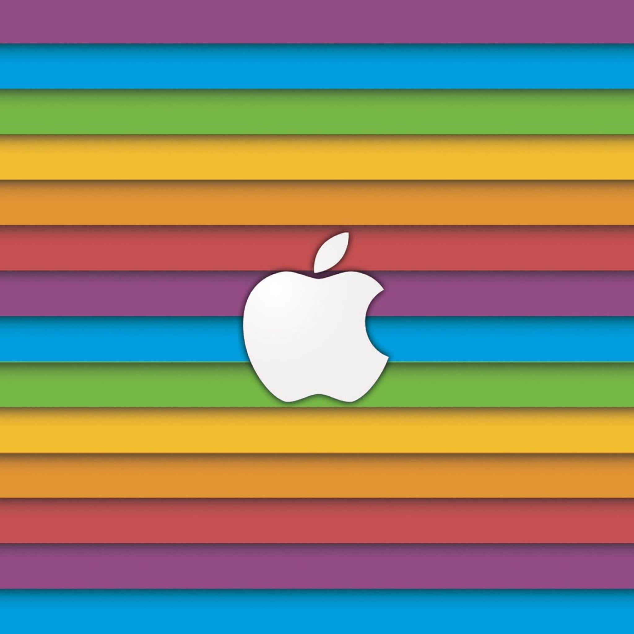 Rainbow Apple Wallpapers Top Free Rainbow Apple Backgrounds WallpaperAccess