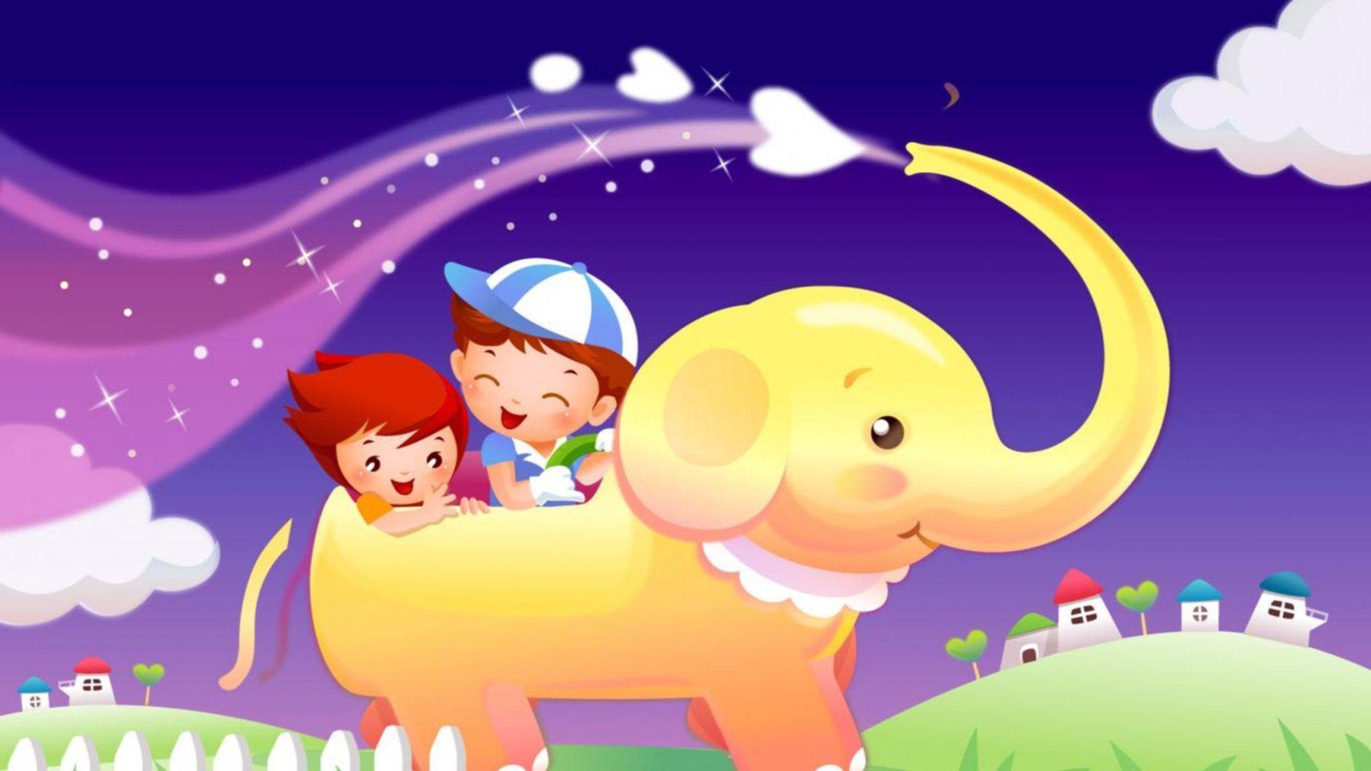 Baby Elephant Cartoon Wallpapers Top Free Baby Elephant Cartoon