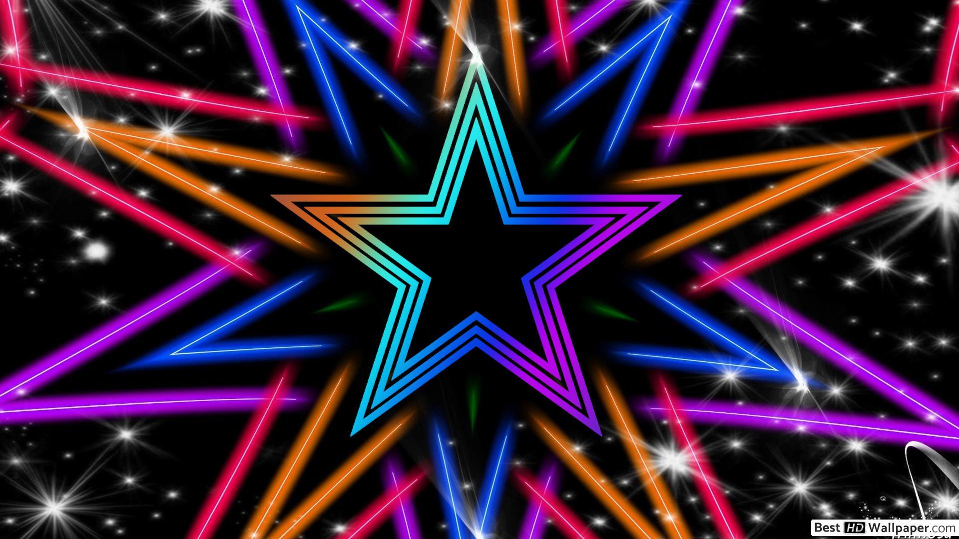 Neon Stars Wallpapers Top Free Neon Stars Backgrounds WallpaperAccess