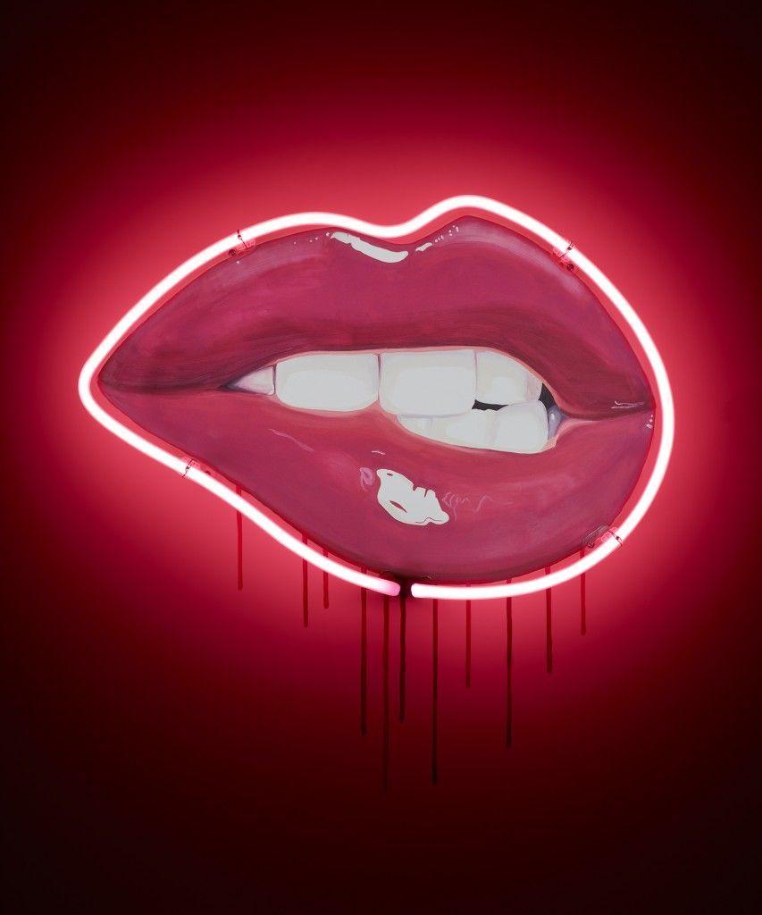 Neon Lips Wallpapers Top Free Neon Lips Backgrounds WallpaperAccess