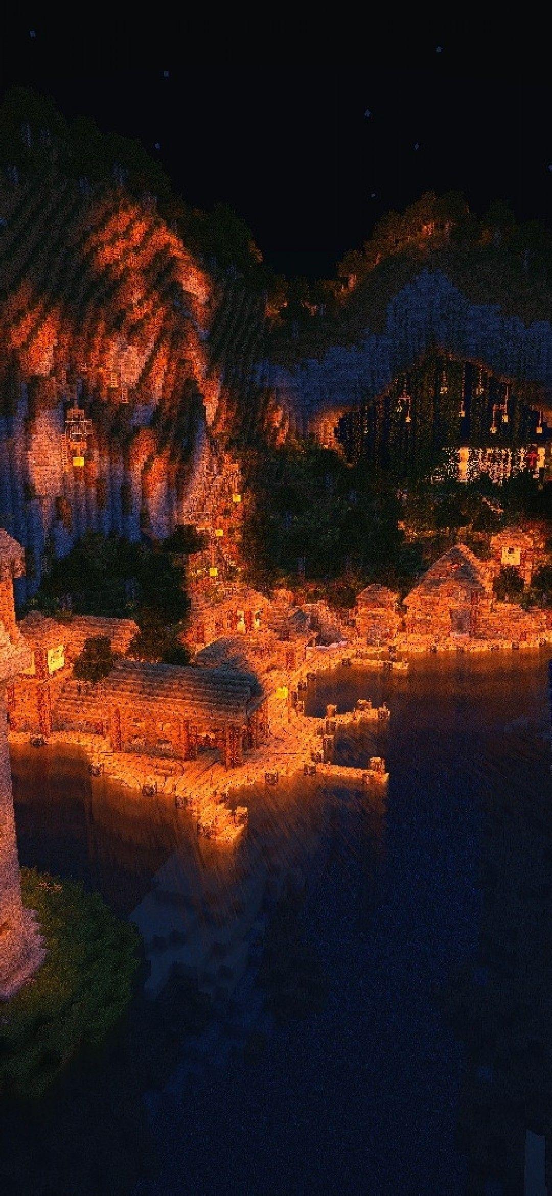 Minecraft Night Wallpapers Top Free Minecraft Night Backgrounds
