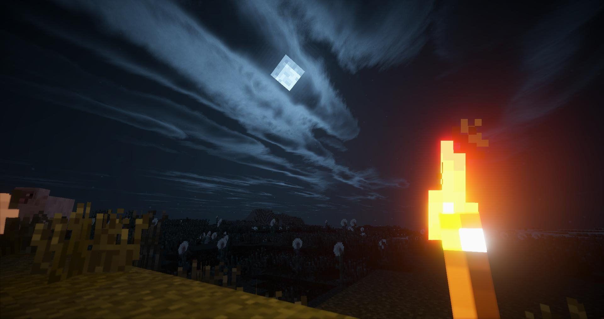 Minecraft Night Wallpapers Top Free Minecraft Night Backgrounds