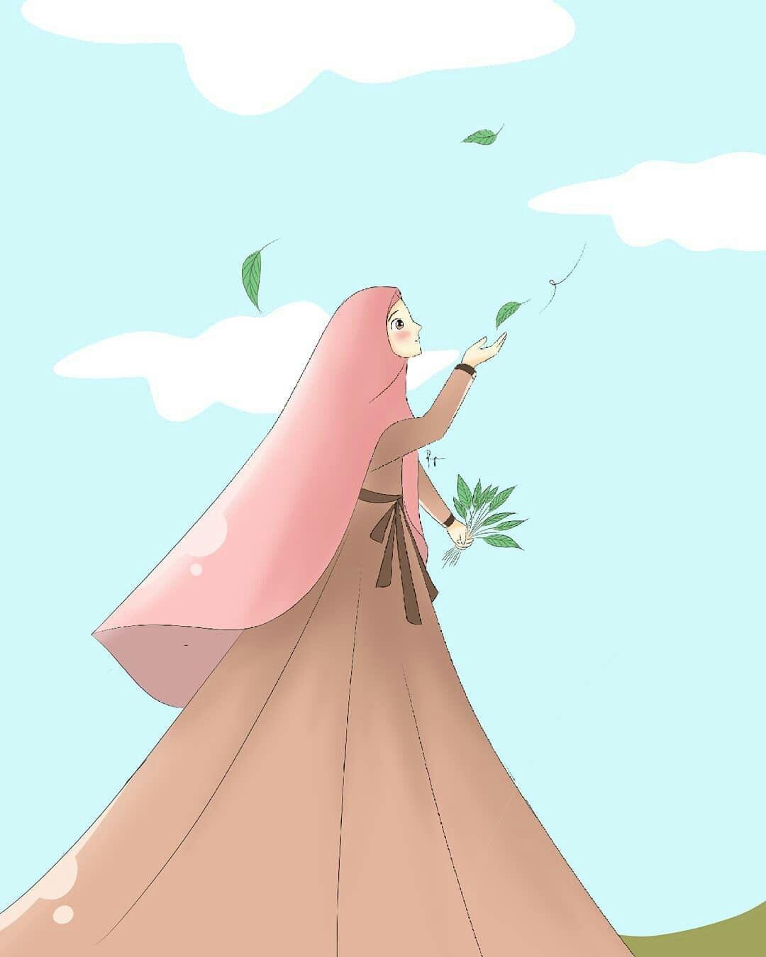 Hijab Cartoon Wallpapers Top Free Hijab Cartoon Backgrounds