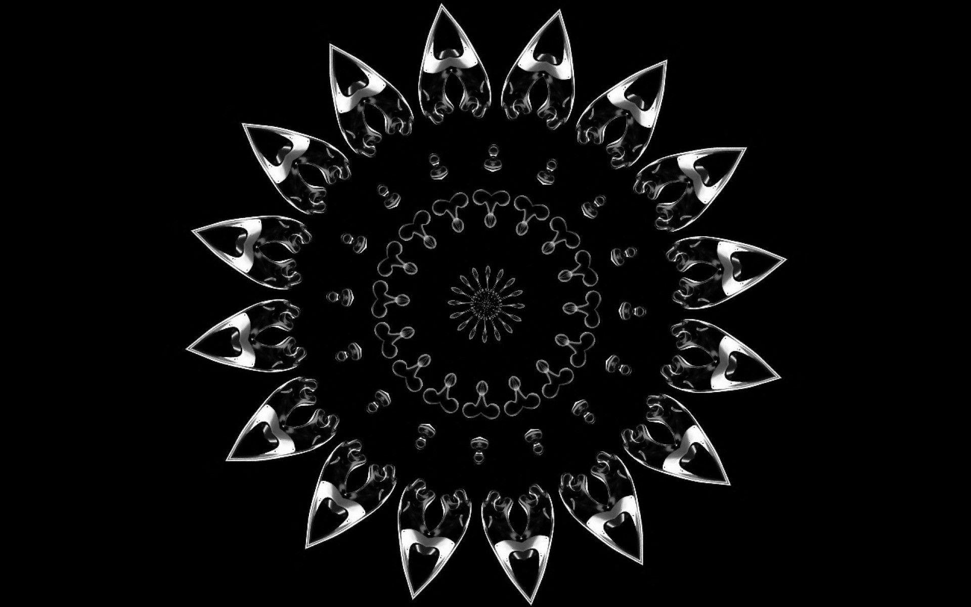 Black Mandala Wallpapers Top Free Black Mandala Backgrounds WallpaperAccess
