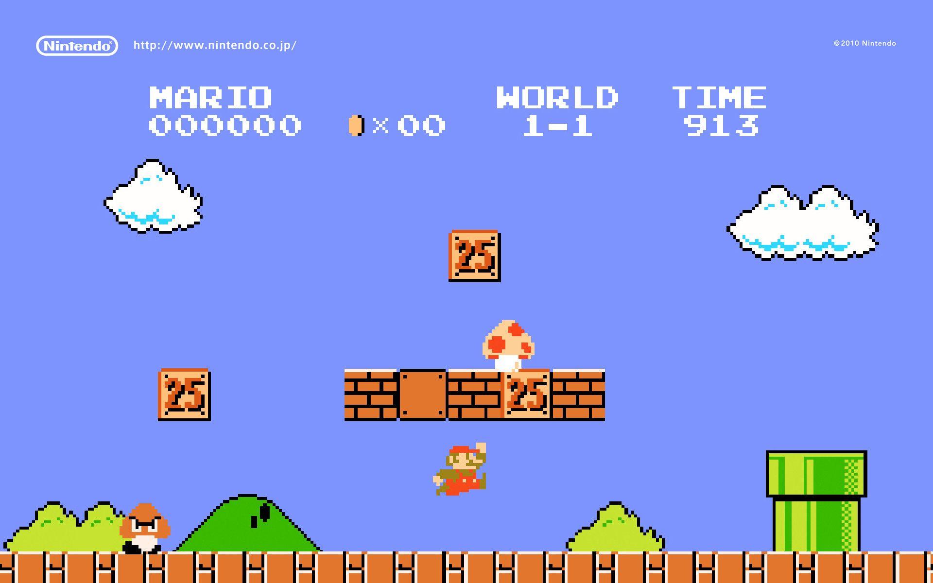 Retro Mario Wallpapers Top Free Retro Mario Backgrounds WallpaperAccess