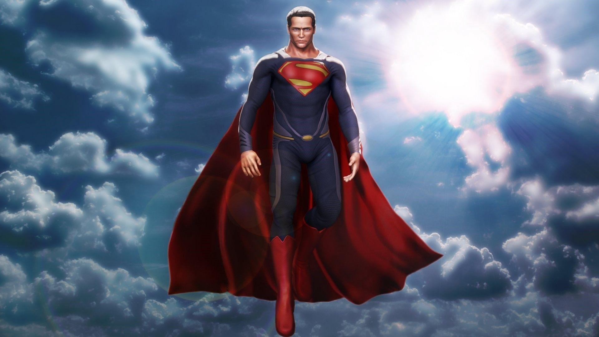 3D Superman Wallpapers Top Free 3D Superman Backgrounds WallpaperAccess