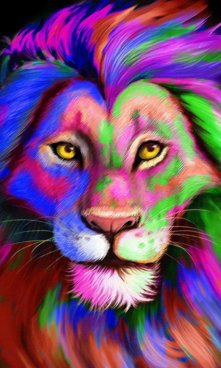 Rainbow Lion Wallpapers Top Free Rainbow Lion Backgrounds WallpaperAccess