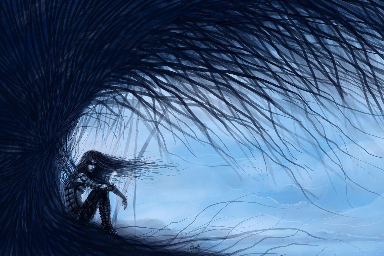 Sad Blue Wallpapers Top Free Sad Blue Backgrounds WallpaperAccess