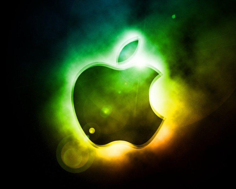 Neon Apple Logo Wallpapers Top Free Neon Apple Logo Backgrounds
