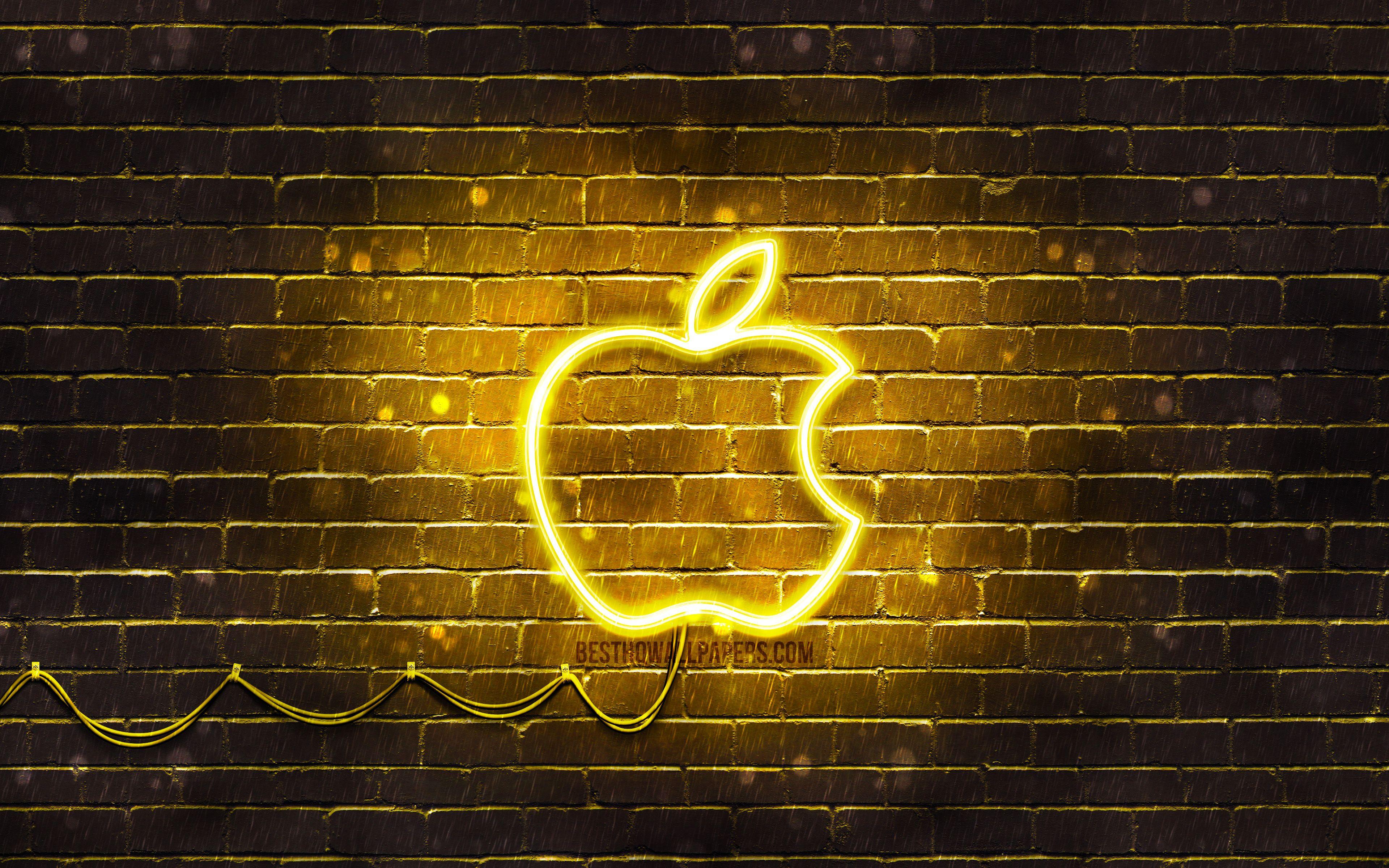 Cool Neon Apple Wallpapers Top Free Cool Neon Apple Backgrounds