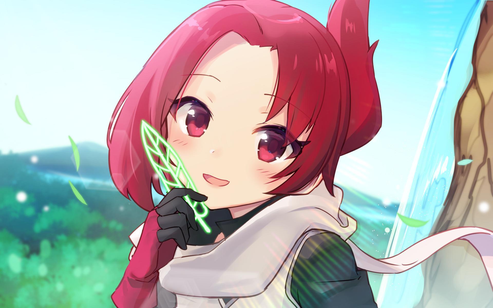 Red Anime Girl Wallpapers Top Free Red Anime Girl Backgrounds WallpaperAccess