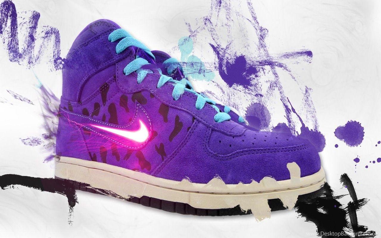 Purple Nike Wallpapers Top Free Purple Nike Backgrounds WallpaperAccess