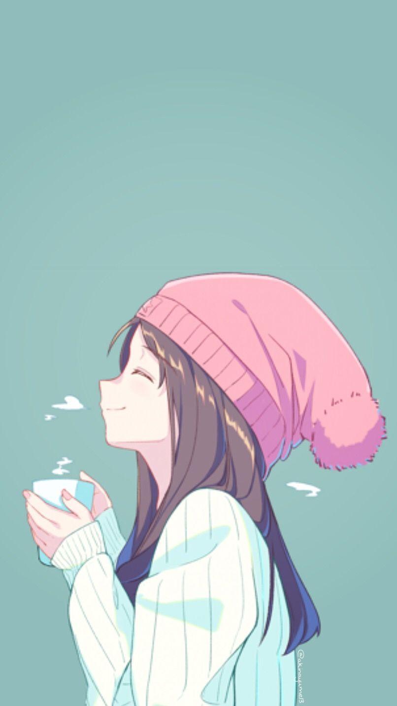 Cute Anime Girl iPhone Wallpapers Top Free Cute Anime Girl iPhone