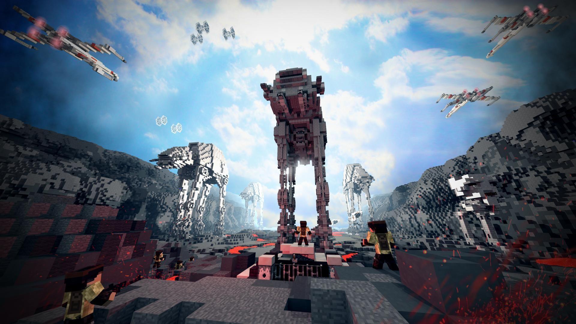 Minecraft Star Wars Wallpapers Top Free Minecraft Star Wars