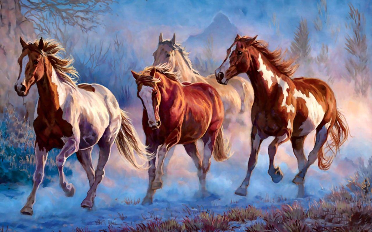 Horse Painting Wallpapers Top Free Horse Painting Backgrounds