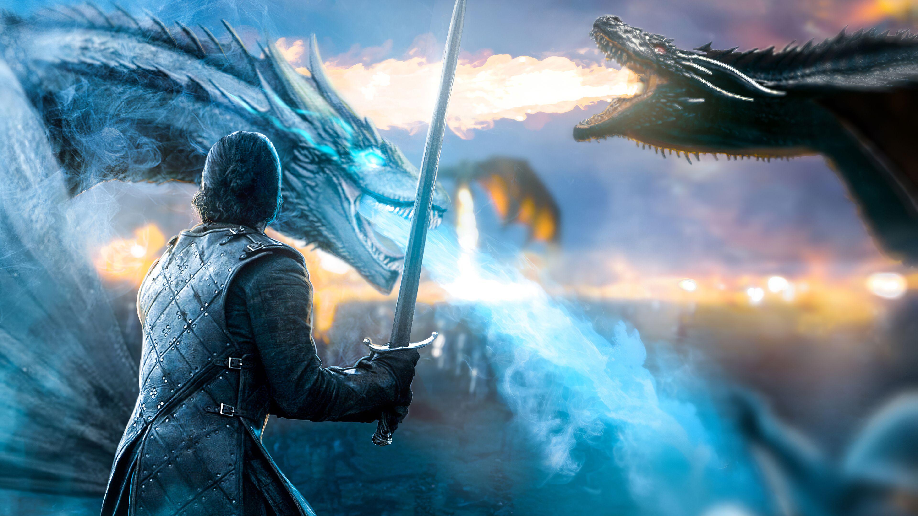 Jon Snow Dragon Wallpapers Top Free Jon Snow Dragon Backgrounds WallpaperAccess