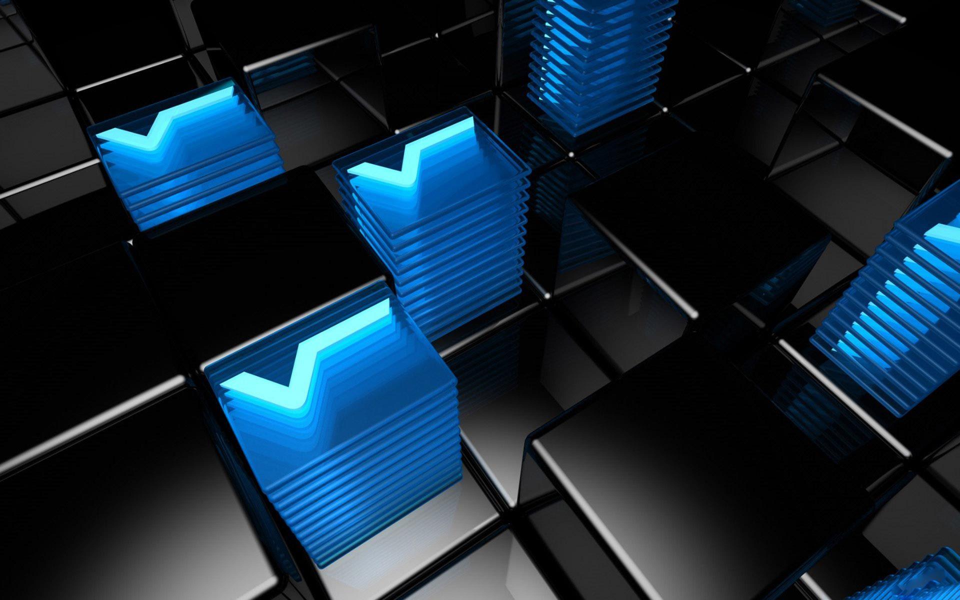 Cool Blue 3D Abstract Wallpapers Top Free Cool Blue 3D Abstract