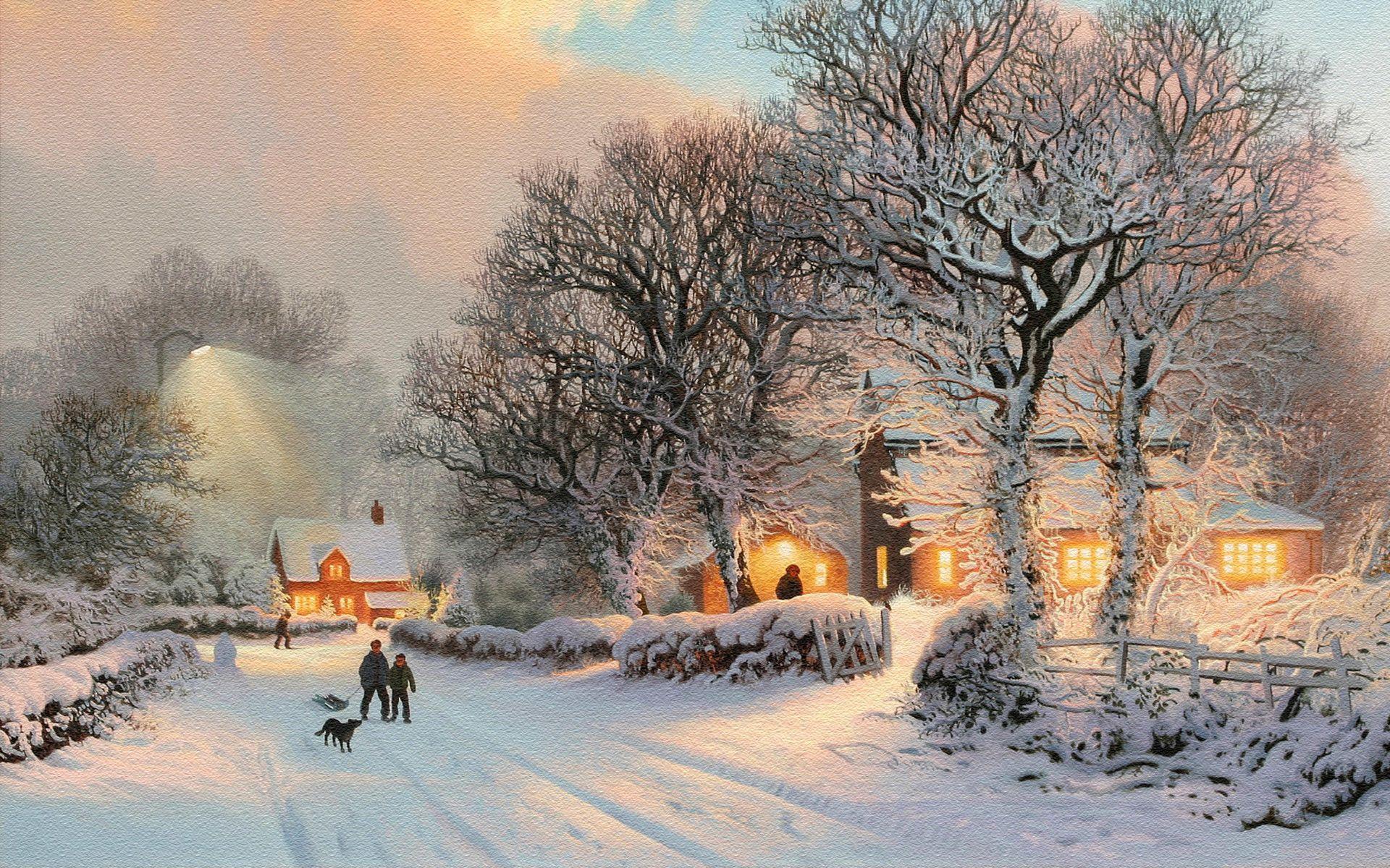 Winter Wonderland 4K Wallpapers Top Free Winter