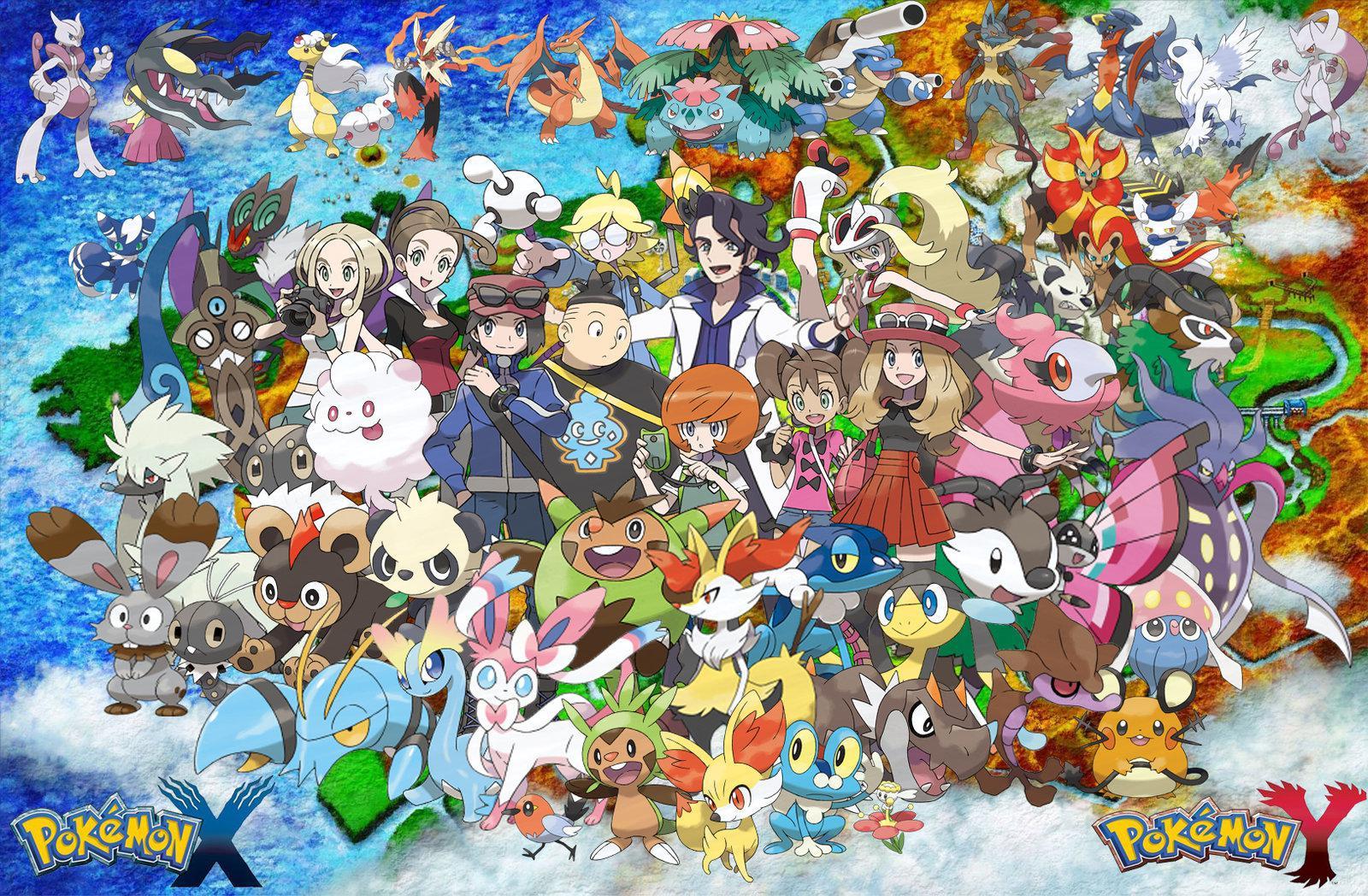 Pokemon X HD Wallpapers Top Free Pokemon X HD Backgrounds