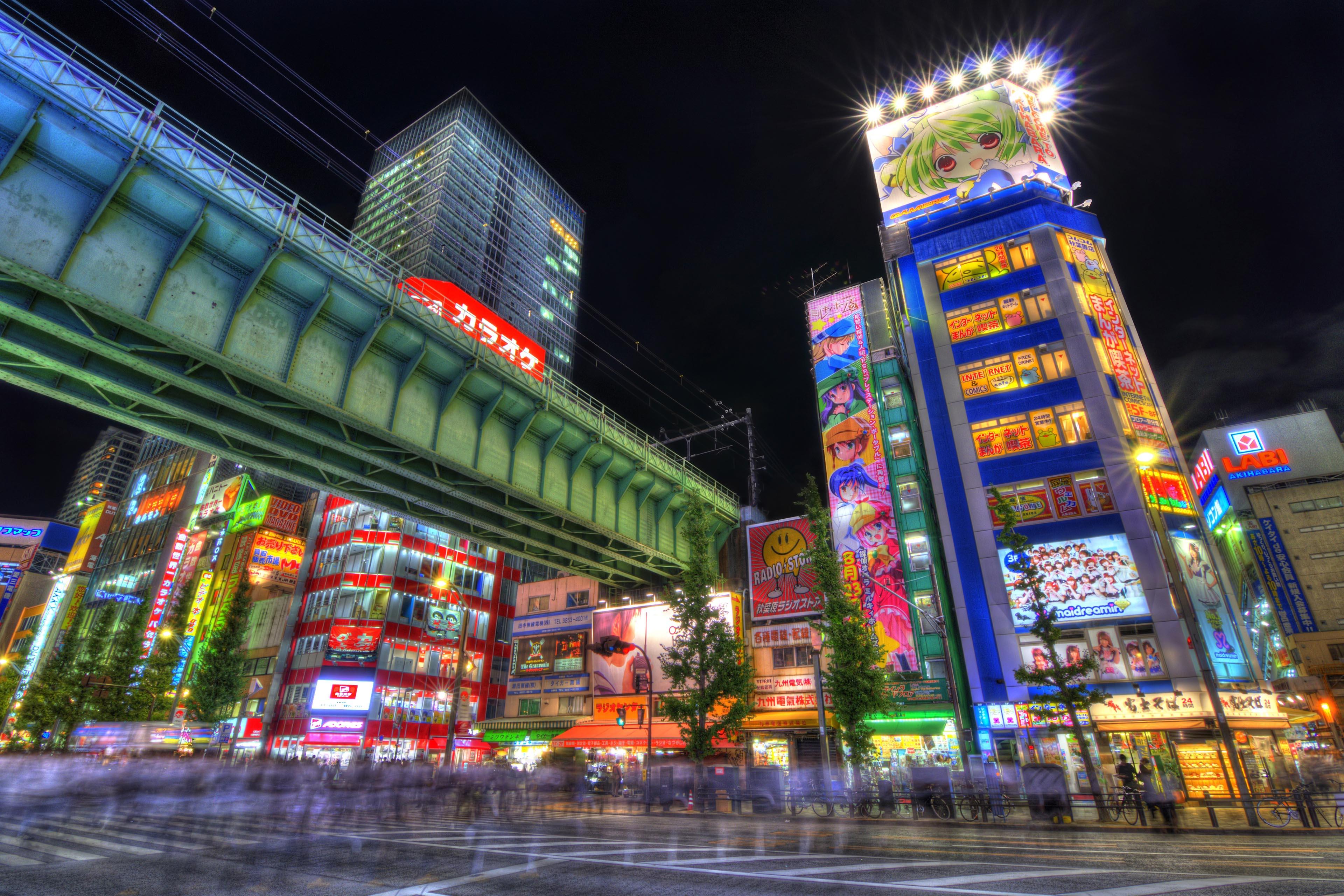 Akihabara at Night Wallpapers Top Free Akihabara at Night Backgrounds