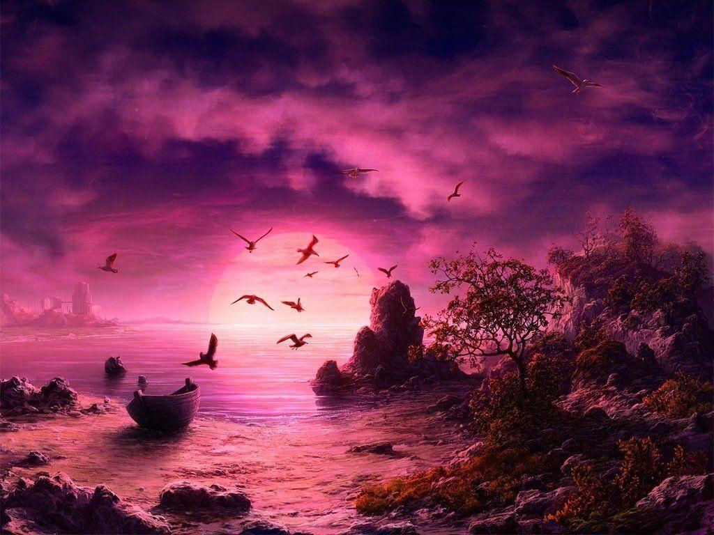 Purple Sky Wallpapers Top Free Purple Sky Backgrounds WallpaperAccess