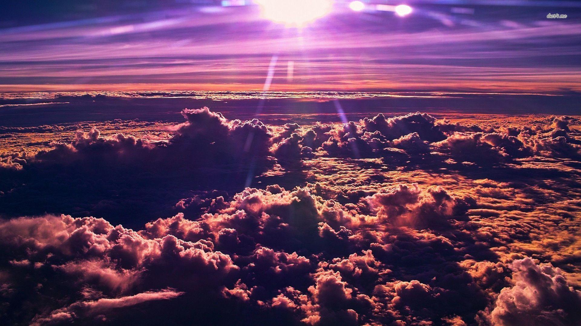 Purple Sky Wallpapers Top Free Purple Sky Backgrounds WallpaperAccess