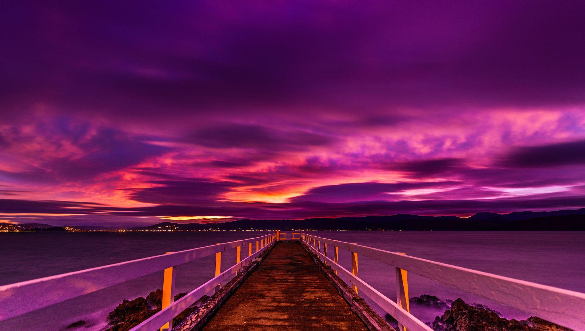 Purple Sky Wallpapers Top Free Purple Sky Backgrounds WallpaperAccess