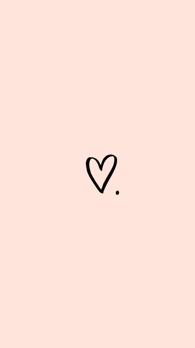 Cute Minimalist Heart Wallpapers Top Free Cute Minimalist Heart Backgrounds WallpaperAccess