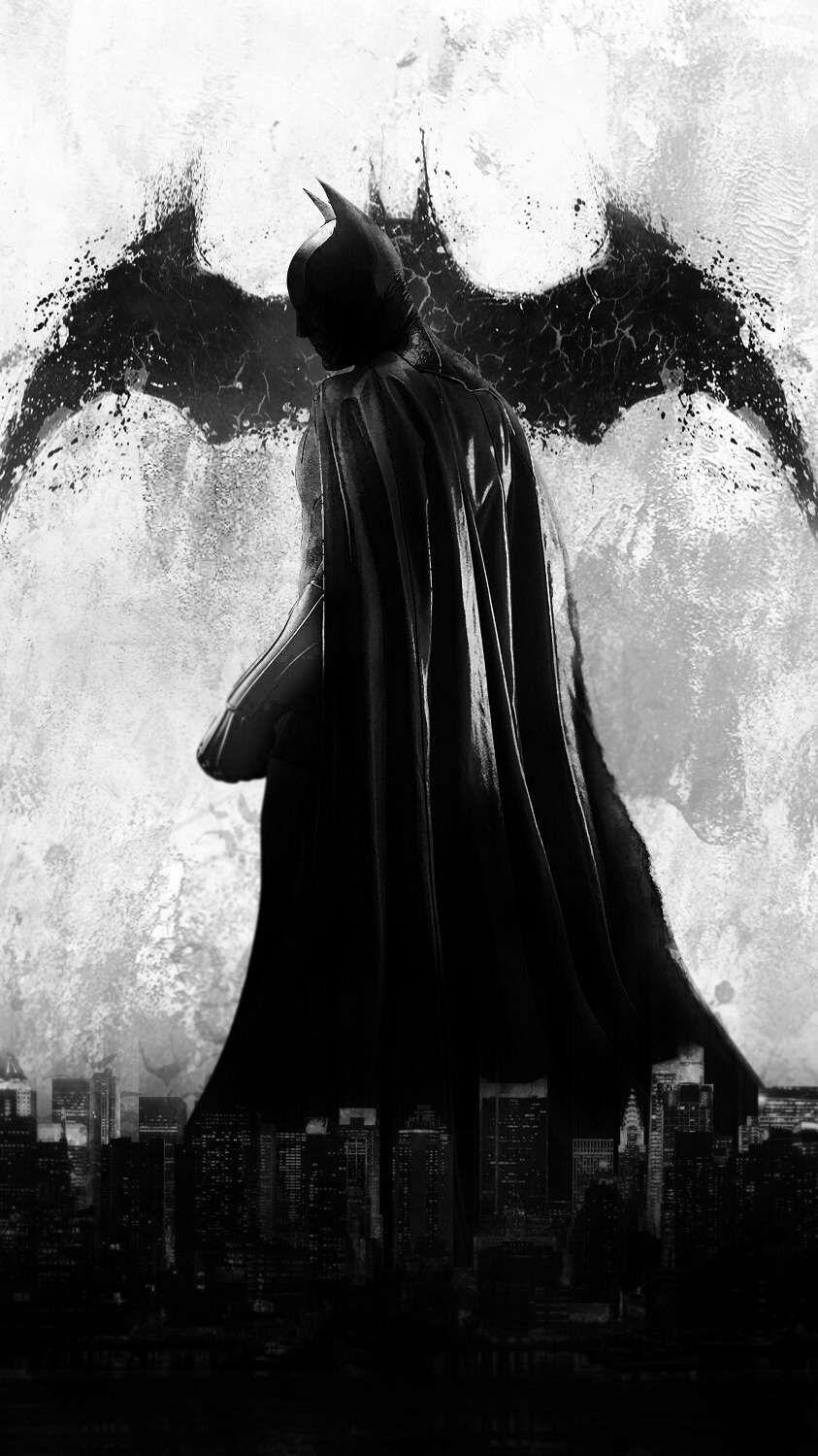 Awesome Batman Black And White Wallpapers Top Free Awesome Batman
