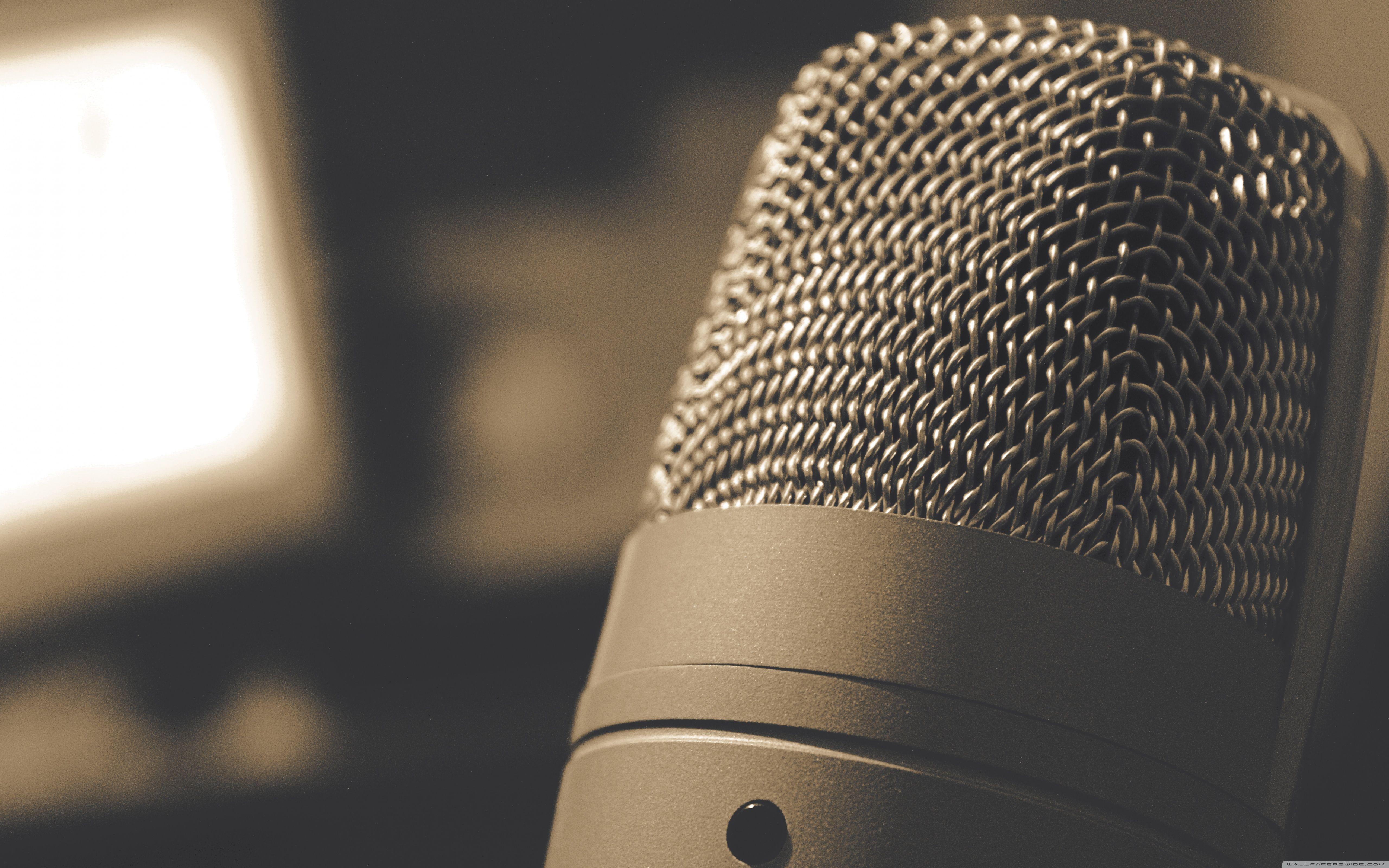 Microphone Wallpapers Top Free Microphone Backgrounds WallpaperAccess