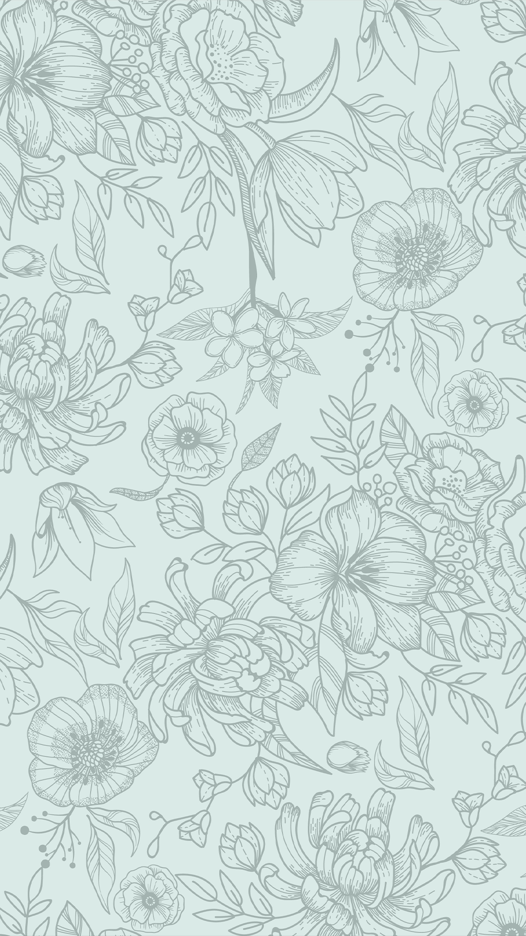 Blue Floral Phone Wallpapers Top Free Blue Floral Phone Backgrounds