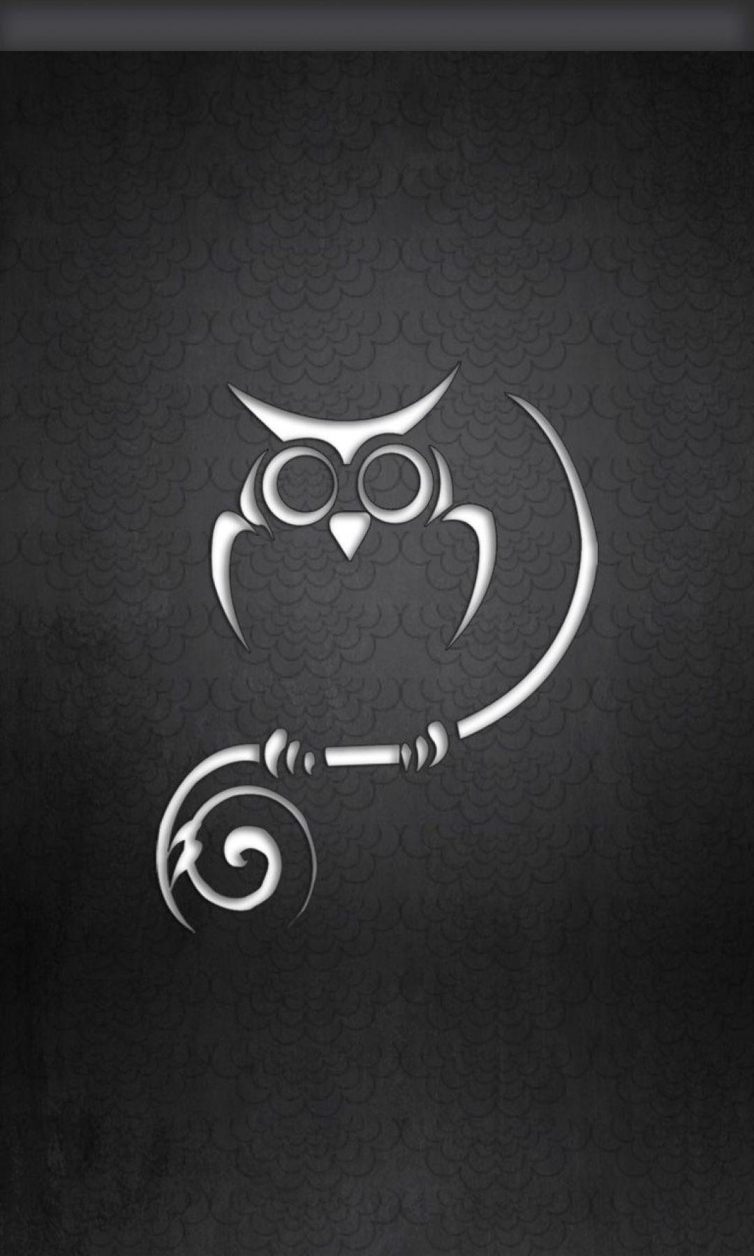 Black Owl iPhone Wallpapers Top Free Black Owl iPhone Backgrounds WallpaperAccess