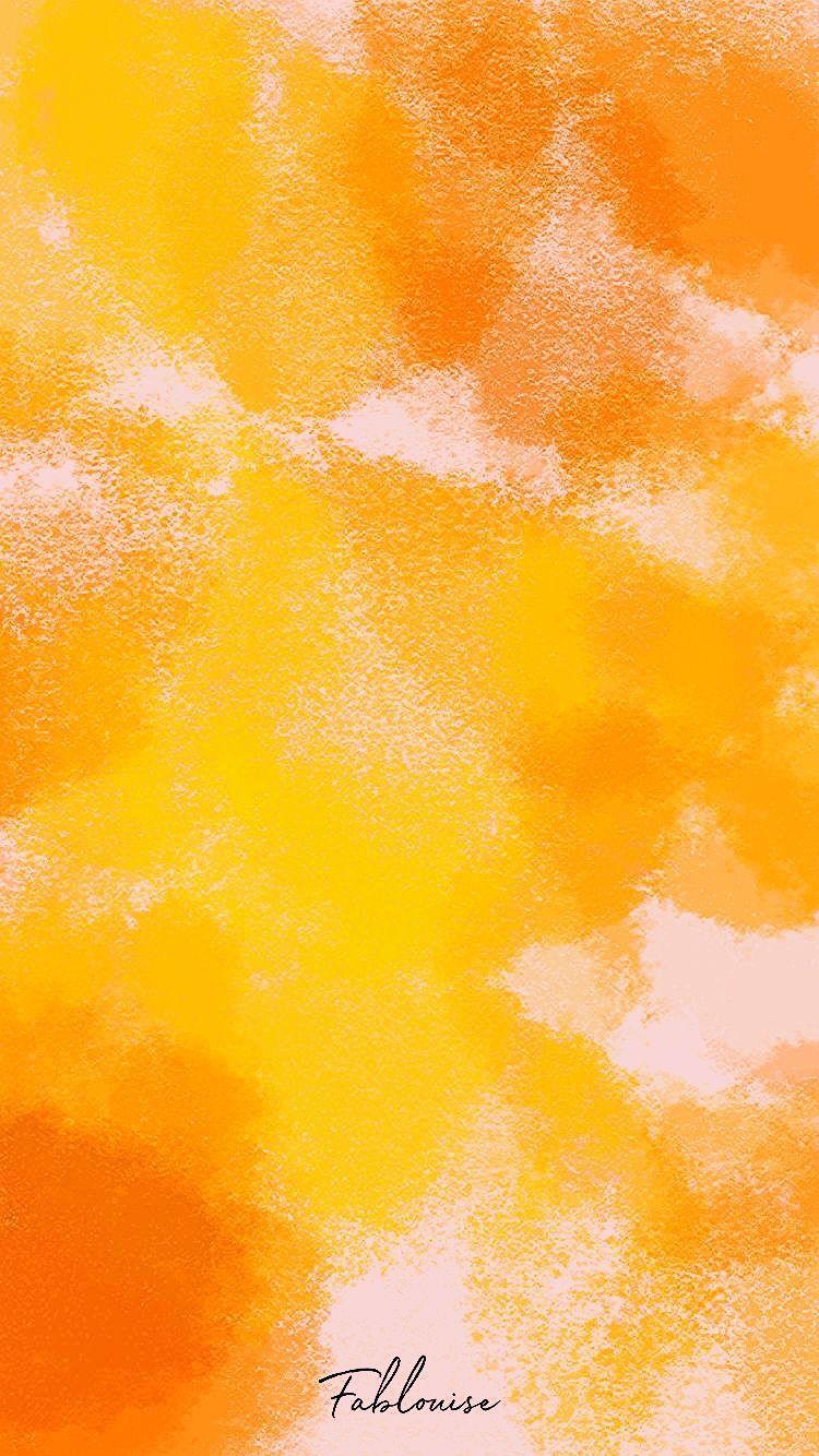 Orange Watercolor Wallpapers Top Free Orange Watercolor Backgrounds