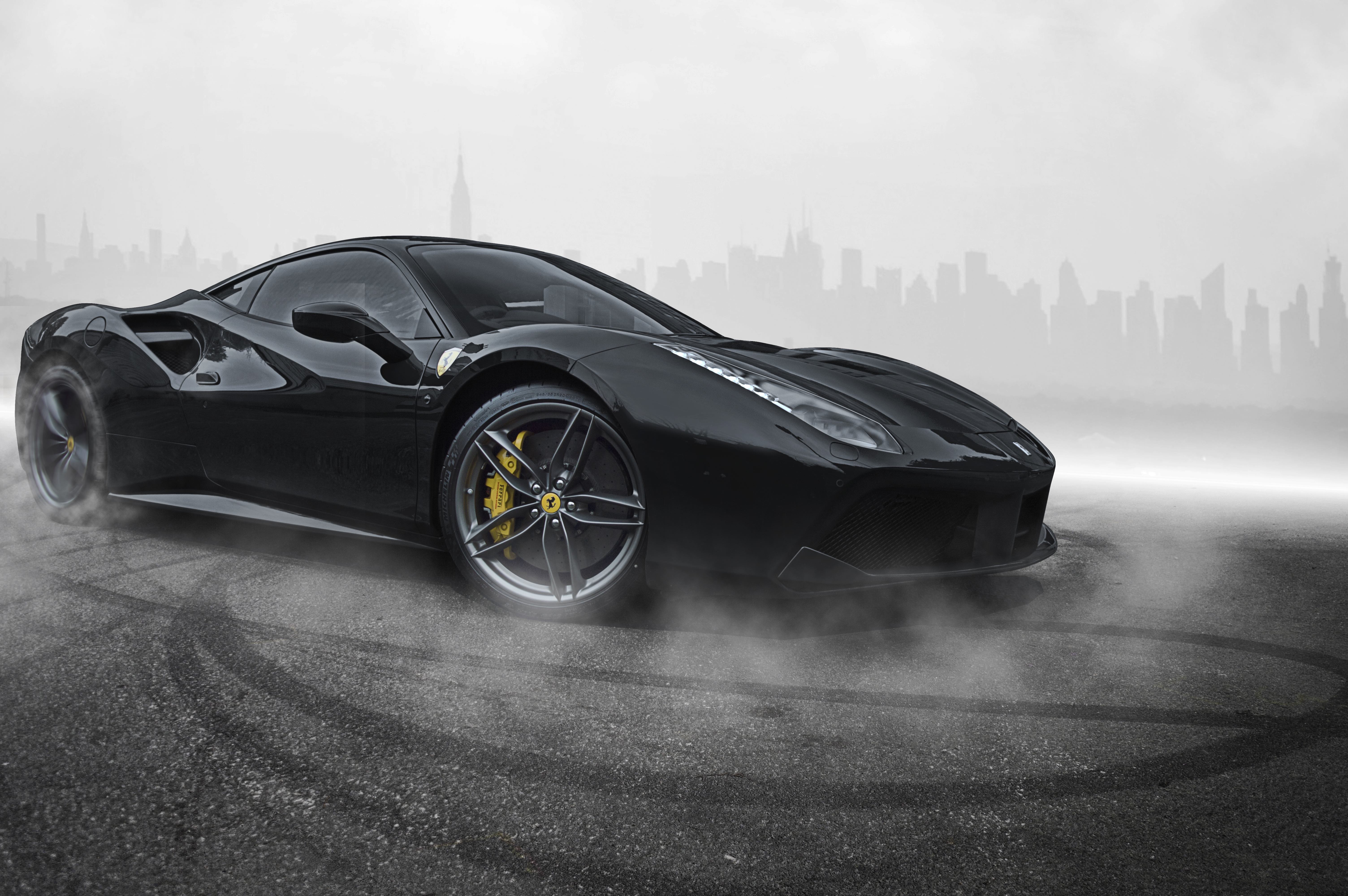 Black Ferrari 488 Wallpapers Top Free Black Ferrari 488 Backgrounds