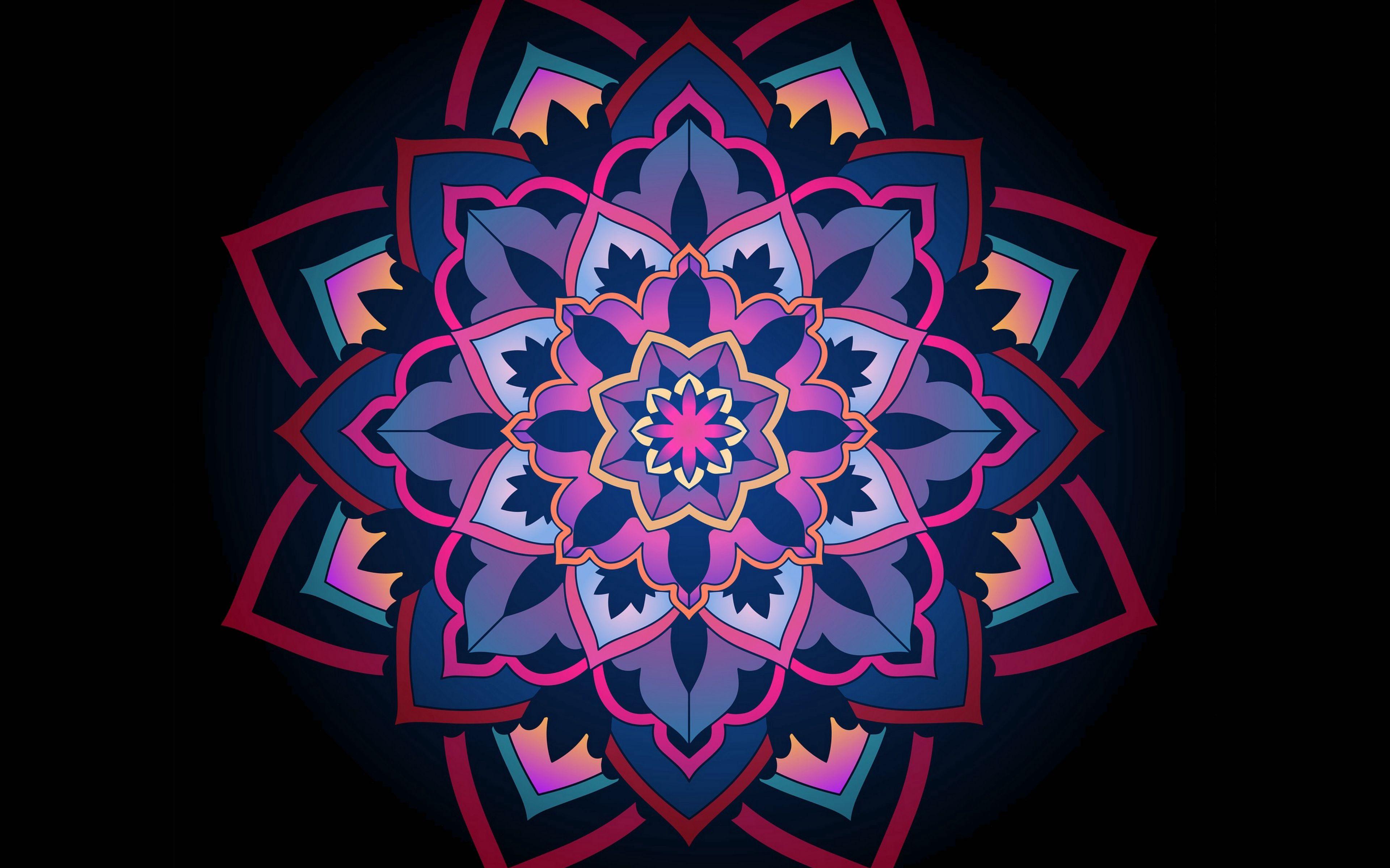 4K Mandala Wallpapers Top Free 4K Mandala Backgrounds WallpaperAccess