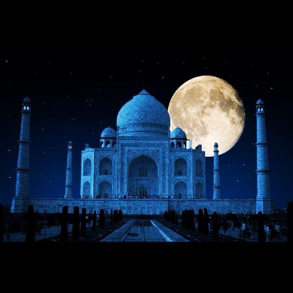 Taj Mahal Night Wallpapers Top Free Taj Mahal Night Backgrounds