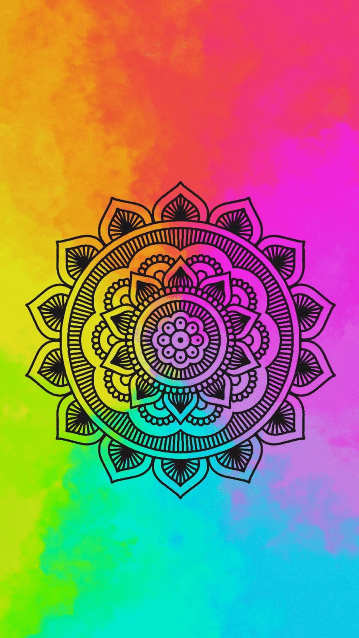 Colorful Mandala Wallpapers Top Free Colorful Mandala Backgrounds
