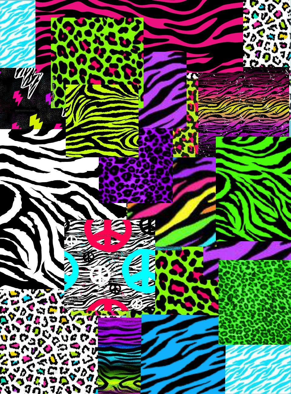 Neon Animal Print Wallpapers Top Free Neon Animal Print Backgrounds WallpaperAccess