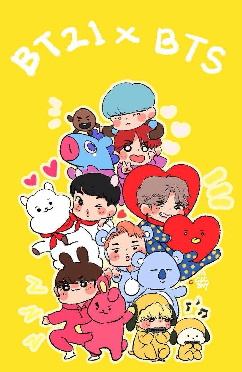 BT21 IPad HD Wallpapers Top Free BT21 IPad HD Backgrounds