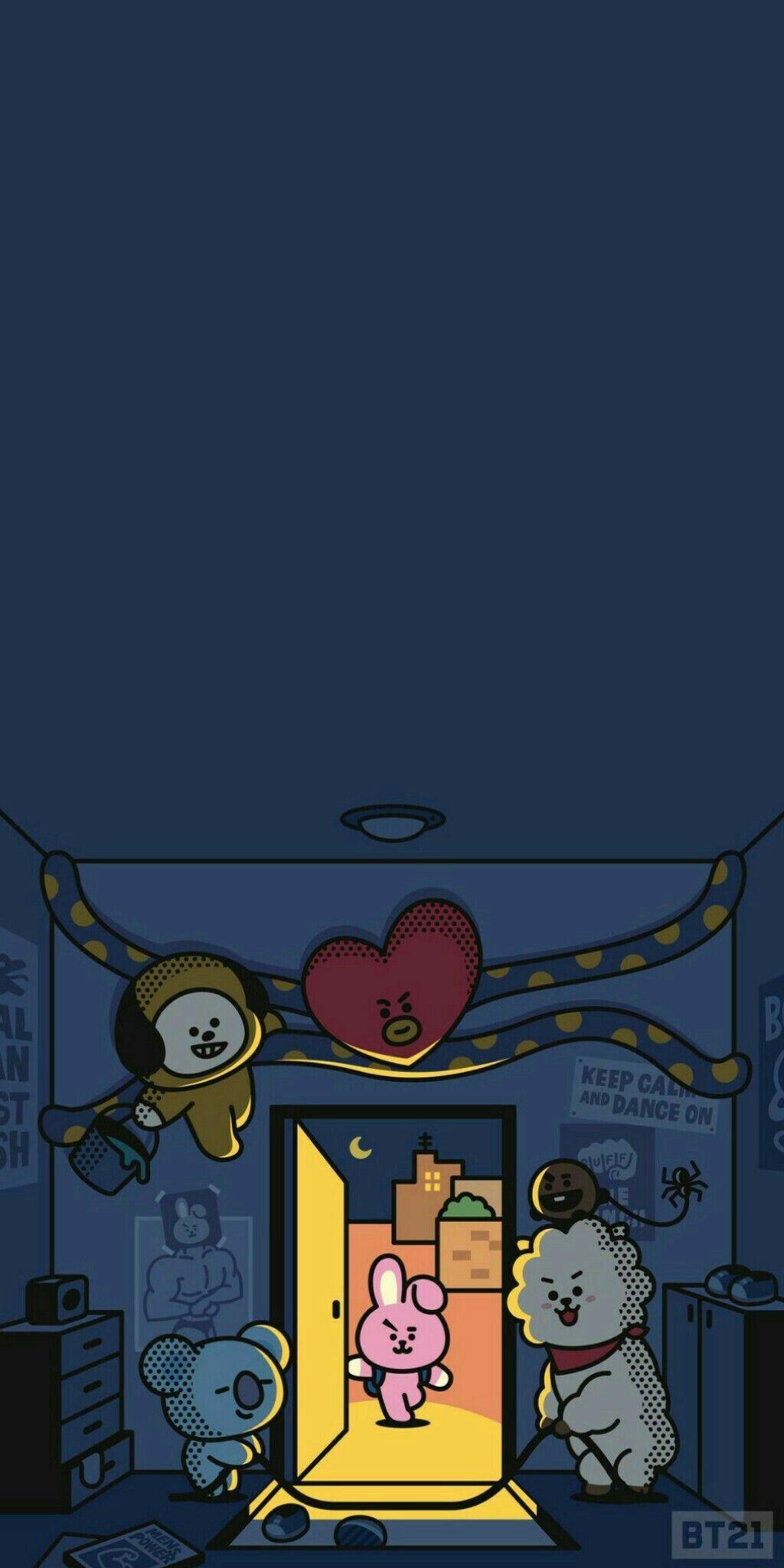 BT21 IPad HD Wallpapers Top Free BT21 IPad HD Backgrounds